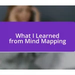 What I Learned from Mind Mapping